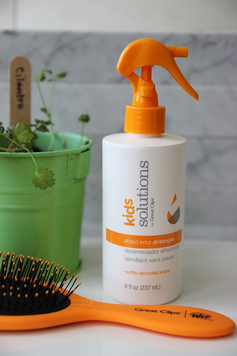 Solutions by Great Clips Kid's Afraid Knot Detangler, 8oz | Light Detangling Spray for Children | Protects & Moisturizes Hair | Recommended for Ages 2-10: Beauty