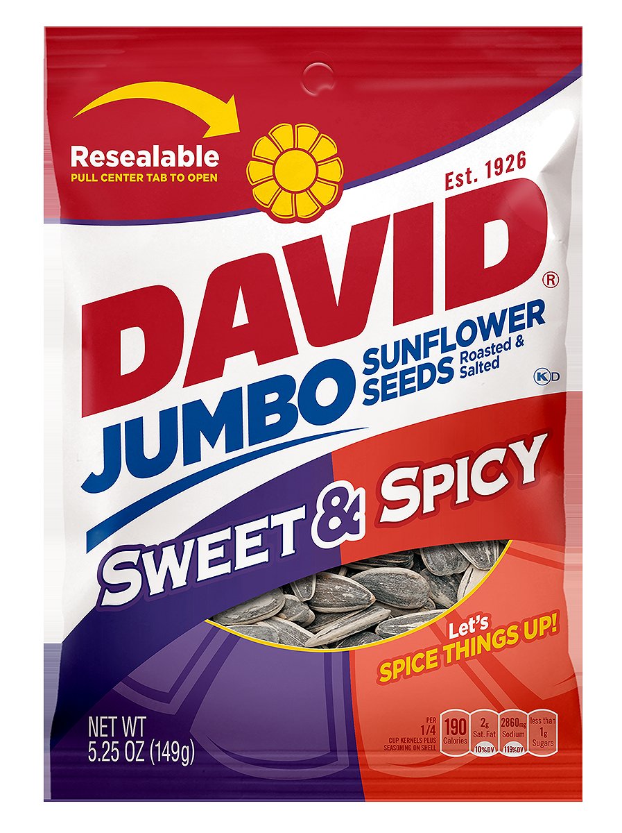 David Seeds Jumbo Sunflower Sweet and Spicy 5.25 Ounce (Pack of... Free