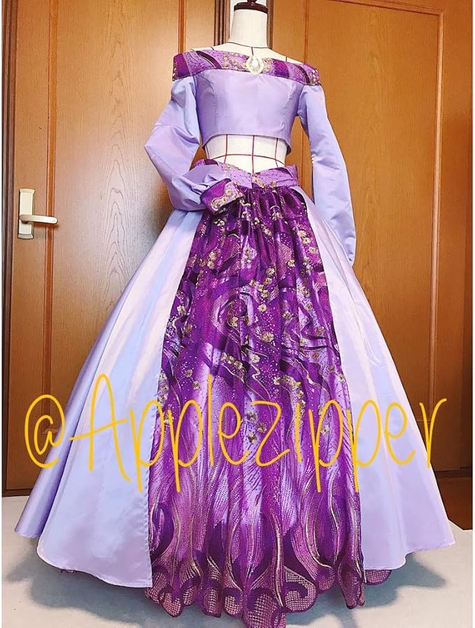 Amazon アラジン ジャスミン 紫 ドレス ディズニープリンセス 仮装 コスプレ 仮装 通販