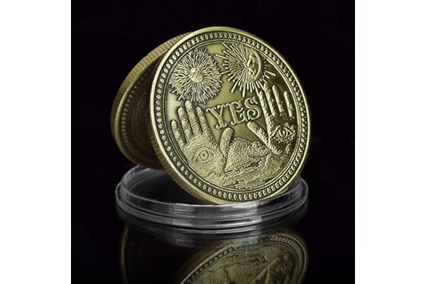 Yes No Challenge Coin Decision Maker Coin (Bronze)