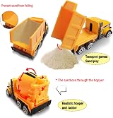 Coolplay Mini Construction Vehicles 6 Pack Diecast Kids Toys Bulldozer Forklift view 3