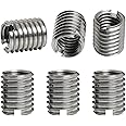 LUORNG 6PCS Stainless Steel M8 Female to M10 Male Threaded REDUCERS Screw Sleeve Conversion Nut