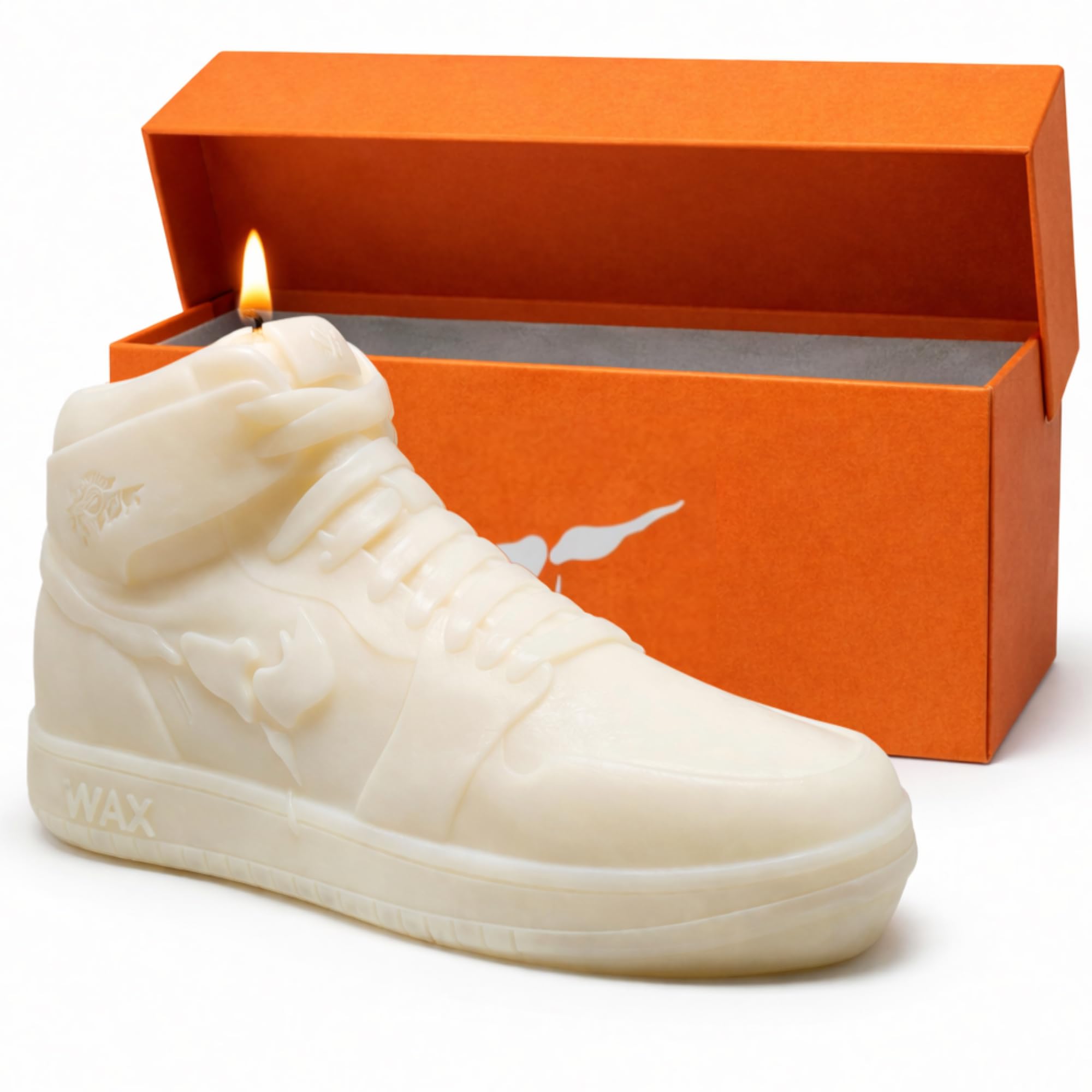 Mens Candle with Gift Box - Air Wax - Trainer Candles - Gifts for Teenage Boys Bedroom Accessories - Gifts for Him - Gift for Teenage Boys Room Decor - Unique Candle for Men