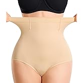 Nebility Tummy Control Shapewear Panties for Women - High Waisted Shaping Brief Butt Lifter Seamless Body Shaper Girdle