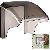 HappyAlley Outdoor Outlet Covers for NEMA 5-15R Receptacles, Gray | Waterproof Dustproof, PP Construction, Single Gang Duplex Receptacle Fit, 2.6 x 3.2 in Inner, Wall Plate Guard