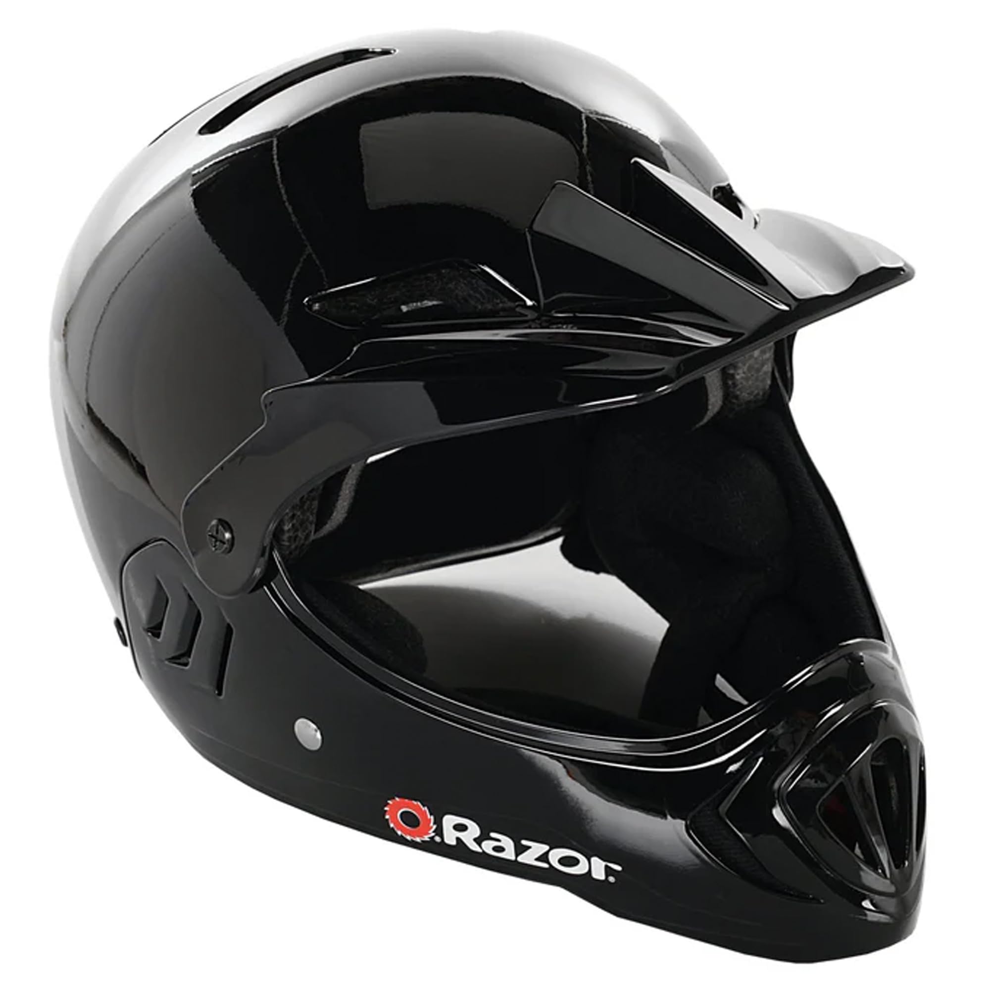 Razor 97878 Casco integral infantil, negro brillante