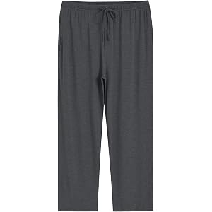 Latuza Men's 26" Inseam Short Length Pajama Pants Bamboo Viscose Lounge Pants