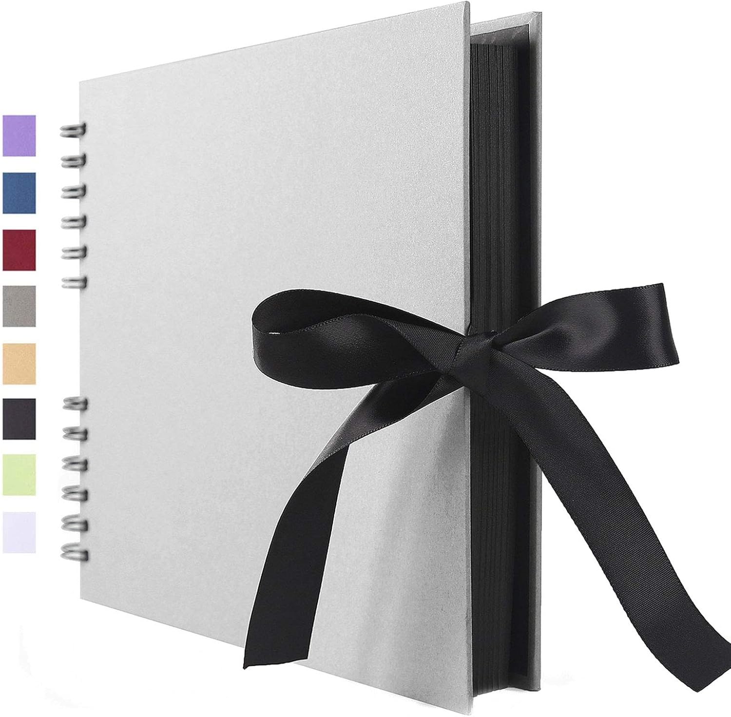 Scrapbook Photo Album 80 Pages DIY Black Page Scrap Book for Birthday