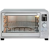 Salton ConvectiFry Combo 8-in-1 Air Fryer Digital Toaster Oven with Convection Baking for 6 Slices of Bread, 12" Pizzas, 23 L