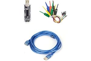 MIIELAOD nanoDLA Logic Analyzer ARM FPGA Debugging Tool Protocol Analysis 24MHz Sampling Rate 8 Channels Open Source Sigrok PulseView (nanoDLA hooks Cable)