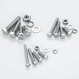 SZSLMY 408Pcs Stainless Steel Hex Bolts Nuts Washers Set M5 M6 M8 view 6