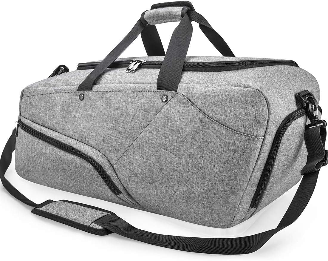 3 Way Waterproof Sports Gym Travel Weekender Duffel Bag with Shoe