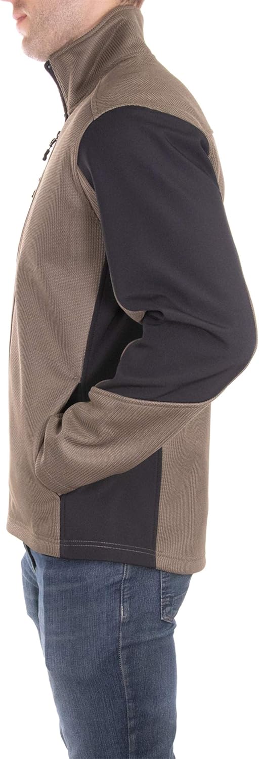 Swiss Alps Mens Sweater Knit Fleece Lined Zip-Front Jacket at  Men’s Clothing store