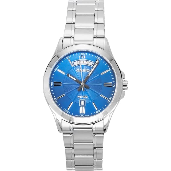 Amazon.com: Casio Classic Silver Watch MTP1239D-1A : Casio