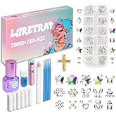 Luretrap Y2K Trendy 30 Pieces Crystal Tooth Gem Kit - Unleash Your Sparkly Smile, NTGK-24462