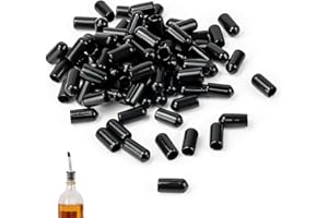 200PCS Liquor Spout Covers Pourer Dust Caps, Pourers Dust Covers, Rubber Dust Cap Cover for Liquor Bottle Pourers, Bar Bottle