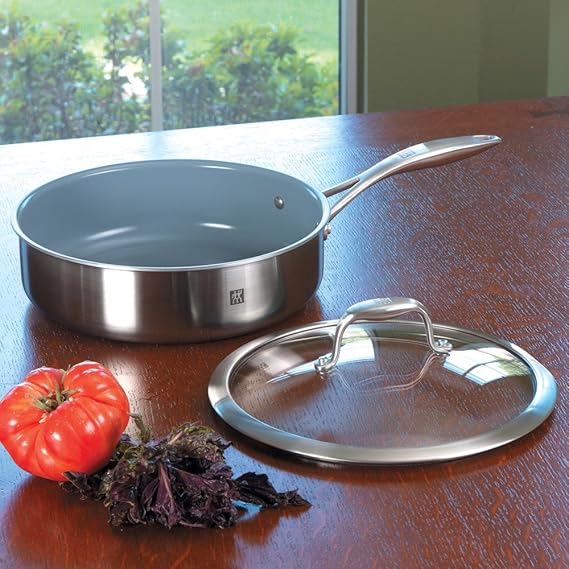 Zwilling J.A. Henckels Sol Thermolon Saute Pan with Lid 3 Qt Amazon