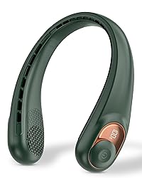 Neck Fan, Personal Fan with LED Display, USB-C