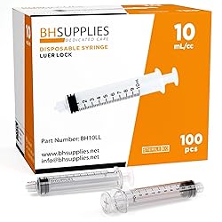 BH Supplies 10ml Luer Lock Tip Syringes