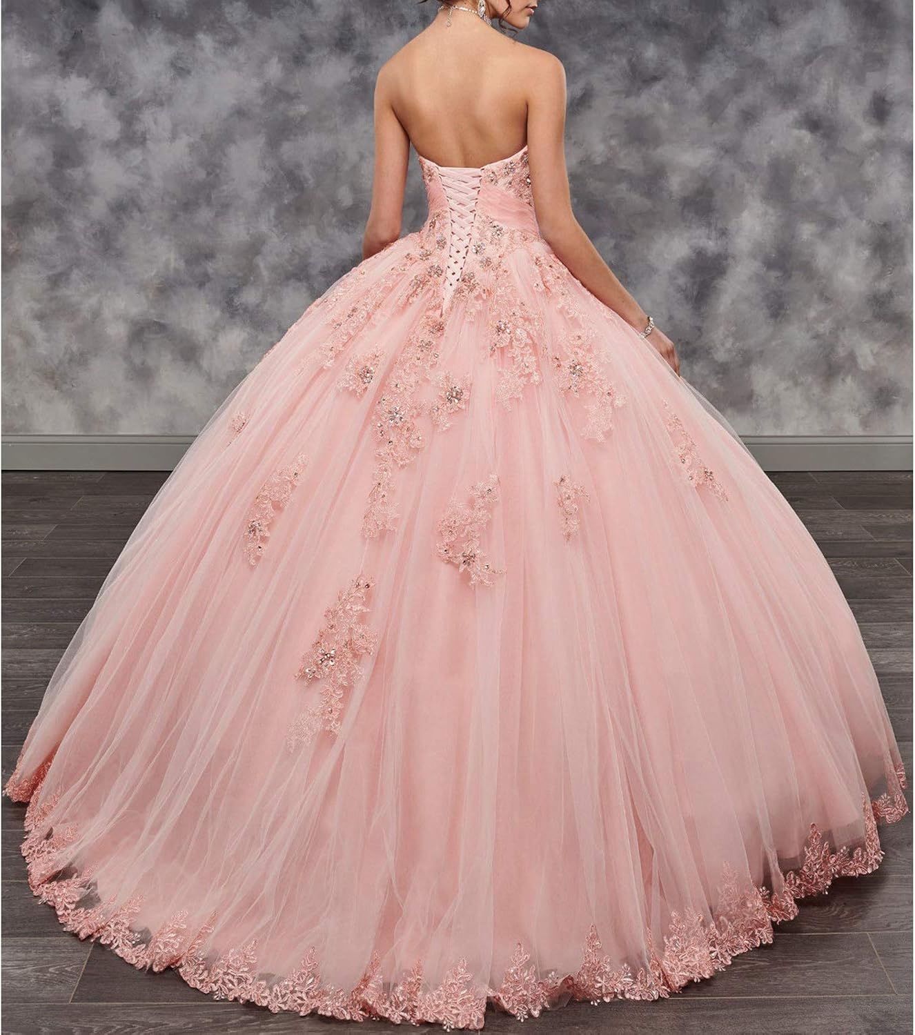 pink gown for ladies