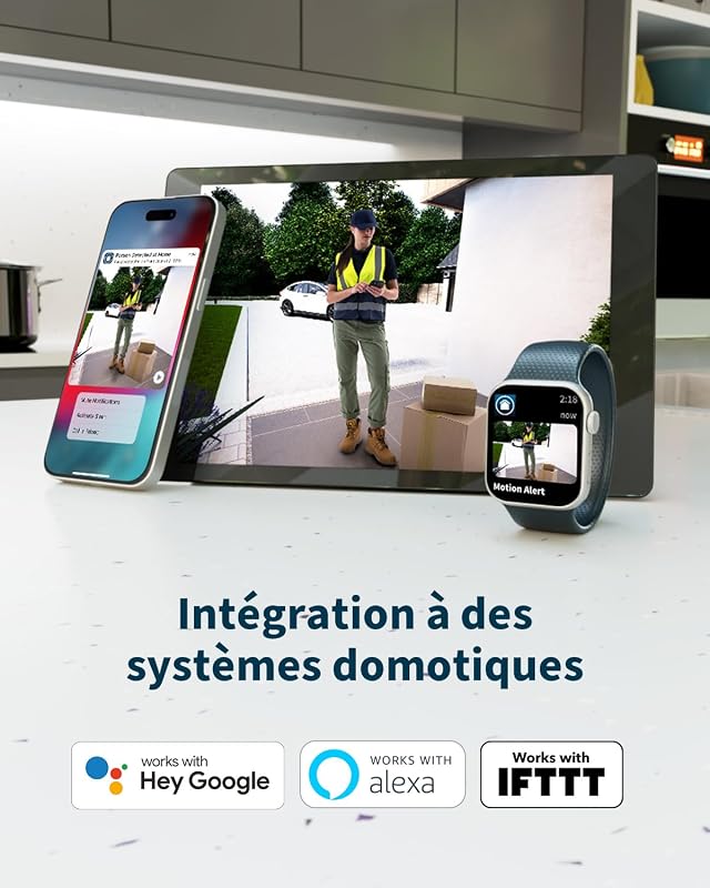 Essential 2 Interérieure, Caméra de Surveillance + Sonnette HD
