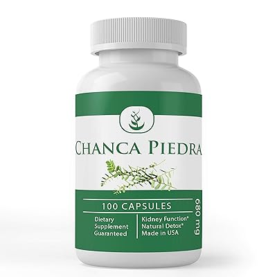 Natural Chanca Piedra (Stone Breaker) 100 Capsules, 680mg Serving, Pure &amp; Potent Quality, No Fillers &amp; No Additives, Herbal Supplement for Kidney &amp; Gallbladder Health, Unmatched Value