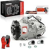 A-Premium Air Conditioner AC Compressor with Clutch | Compatible with Toyota Yaris 1.5L 2007-2012