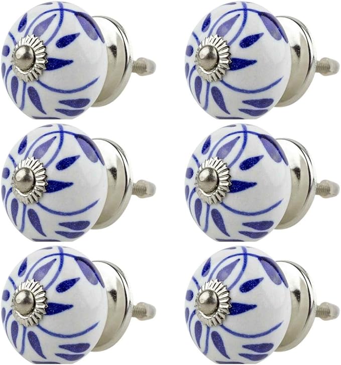 Perillas de Muebles conjunto surtido 6 piezas multicolore No. 060GN