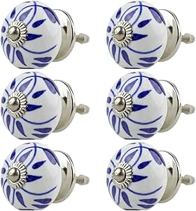 Perillas de Muebles conjunto surtido 6 piezas multicolore No. 060GN