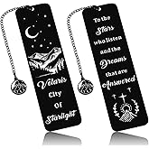 Series Merchandise Book Lovers Gifts for Women Men Merch Bookmark for Female Stocking Stuffers Book Marks for Reading Women 1-PCS Throne of Glass Merch