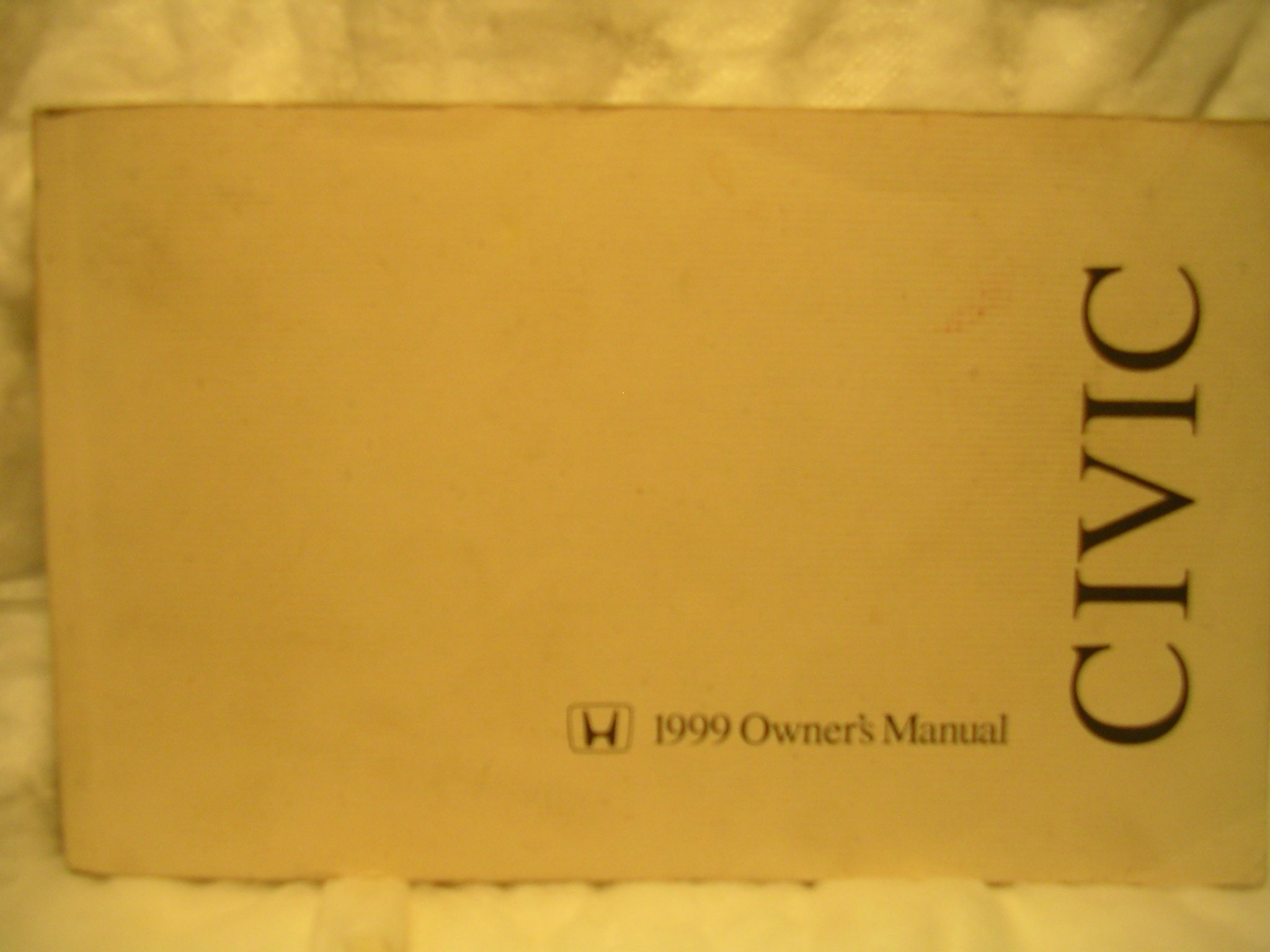 1999 Honda Civic Owner's Manual Paperback – 1999