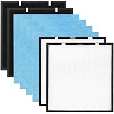 2 Set RFM80 Replacement Filter for Oransi Max Air Purifier (Model OVHM80) | 3 in 1, 2 Pack H13 Ture Max v-HEPA filter + 2 Pack Activated carbon filter + 4 Pack Pre-Filter