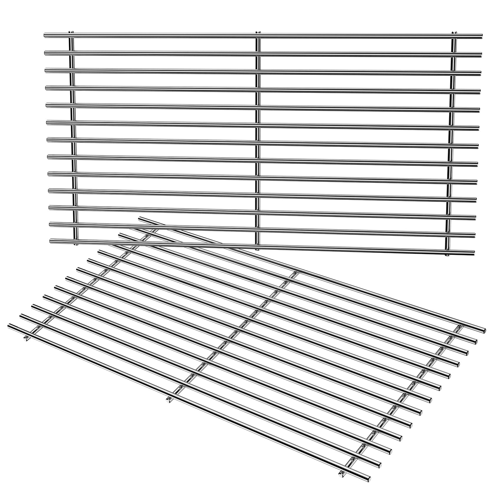 onlyfire GCG-8544 Stainless Steel Grill Grates for Weber Spirit 200 Series with Up Front Controls and Spirit II 200 Series Grills, Spirit E/S-210, E/S-220, Spirit E-310(2025), Set of 2