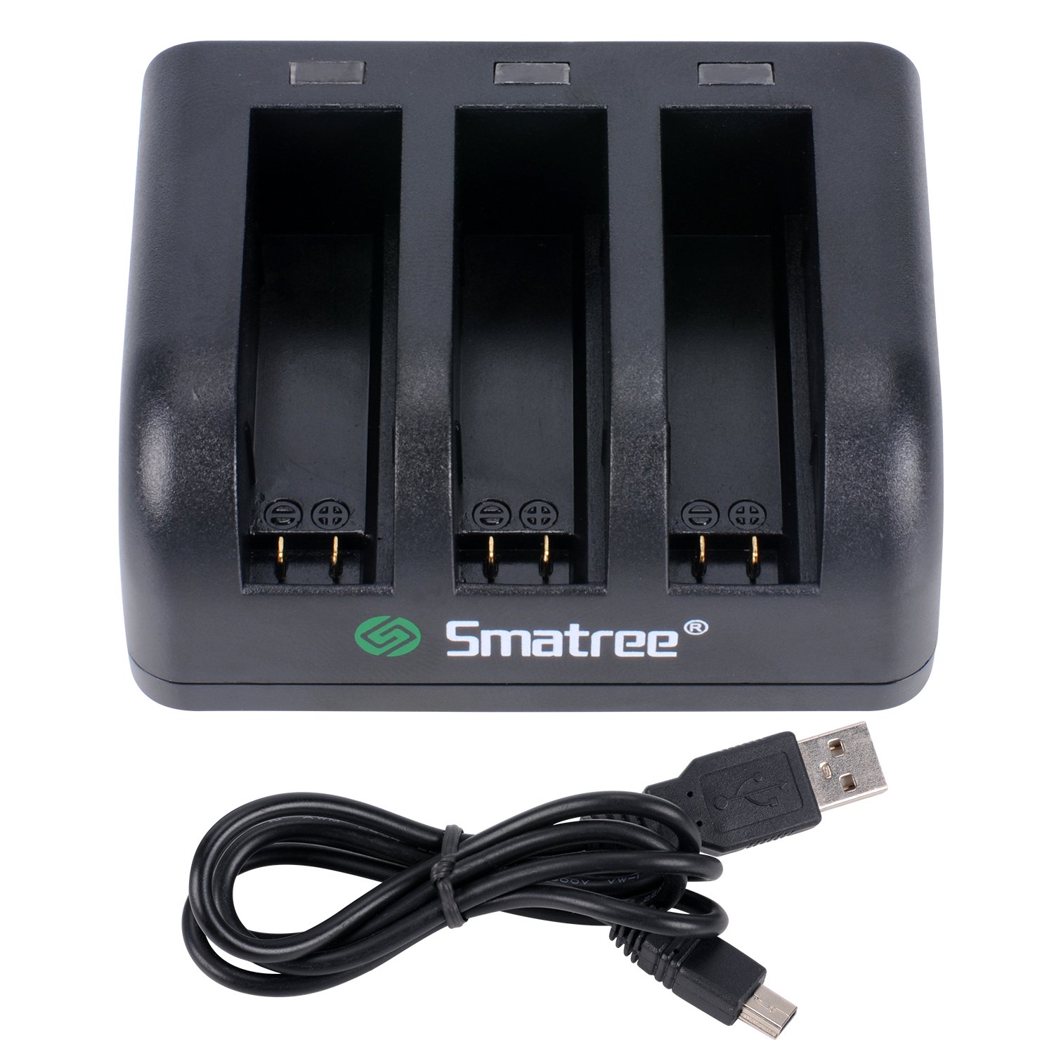 Smatree Triple Channel Battery Charger for GoPro HERO8 Black/HERO7/6 Black/HERO5 Black/GoPro HERO 2018