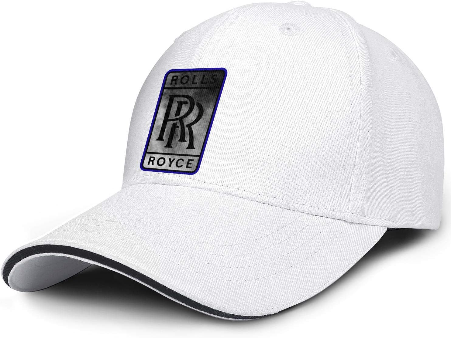 Mens Youth Trucker Hats Rolls Royce Black Camouflage Army Gentleman United Kingdom Women Visor Dad Hats