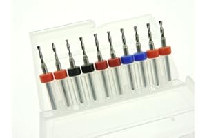 DAEWON INDUSTRIES 10pc 1.9mm 1.95mm 2.05mm 2.15mm 2.2mm Mixed Carbide Micro Drill Bits Circuit Boards FR4 CNC PCB Circuit Board Production Modeling Aluminum more... High Performance High Speed Drill Press