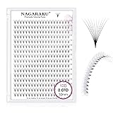 NAGARAKU Premade Fans Eyelash Extensions 320 Fans
