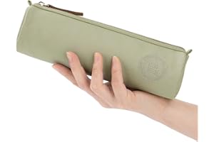 EASTHILL Small Pencil Case Pencil Pouch Stationery Pen Bag Office Supplies for Girls Women-Green