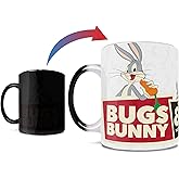 Morphing Mugs Looney Tunes – Bugs Bunny – 80th Anniversary - One 11 oz Color Changing Heat Sensitive Ceramic Mug – Image Revealed When HOT Liquid Is Added!