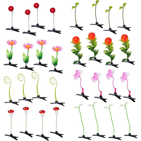 XCSJ Lot De 20 Barrettes à Cheveux En Métal Antidérapant Pour Filles, Filles, Petites Filles, Accessoires De Cheveux, En Métal, Antidérapantes, Pour