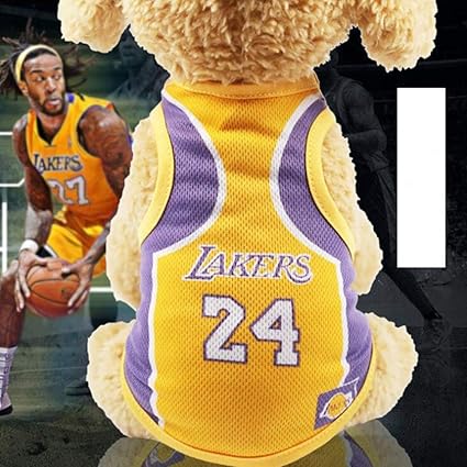 dog lakers jersey 24