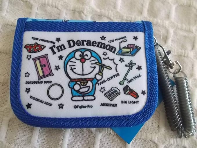 Amazon ドラえもん 二つ折り財布 子供向けウォレット コイル付き 折りたたみ アイドル 芸能人グッズ 通販