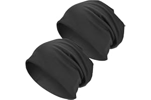 EINSKEY Cotton Slouchy Beanie Hat for Men/Women, Lightweight Oversize Large Thin Skull Cap Chemo Cap Night Sleeping Cap