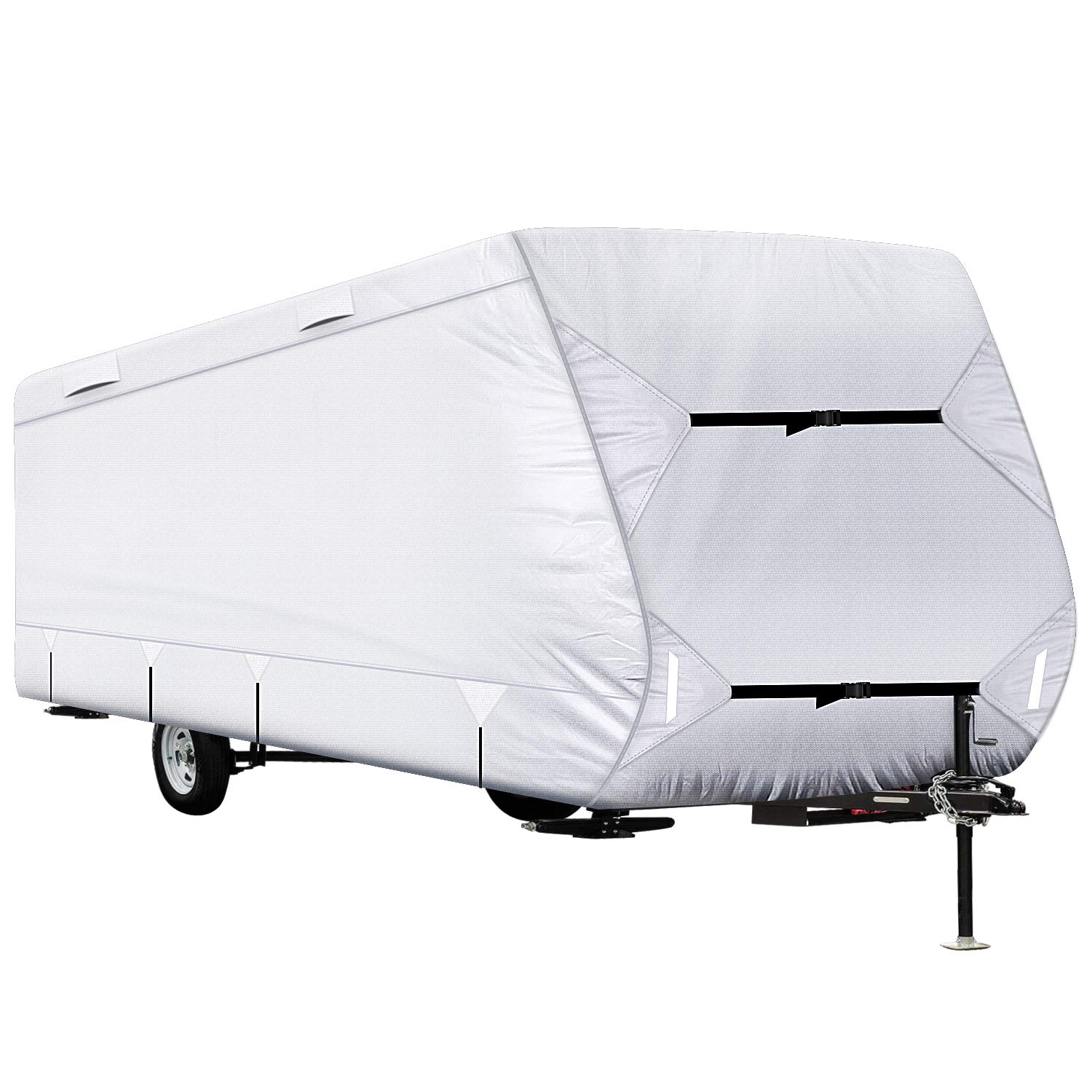 Asteri Caravan & Motorhome Cover PRO Premium 150D Tearproof Breathable RV Cover All Year Protection(19-21ft)