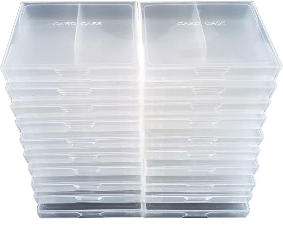 Amazon 名刺ケース 名刺入れ 100枚 プラスチック 薄型 50枚 2列 Pp樹脂 半透明 Biz Mash 個 名刺ケース 整理箱 文房具 オフィス用品