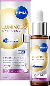 NIVEA Luminous 630 Even Glow Serum 30ml with Thiamidol Niacinamide Aloe