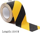 Heavy Duty Anti Slip Tape 4x35Ft Yellow Black High Traction view 5