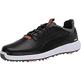 Puma Golf Men's Ignite Pwradapt Leather 2.0 Athletic Shoe, Puma Black-Puma Black, 9.5 M US