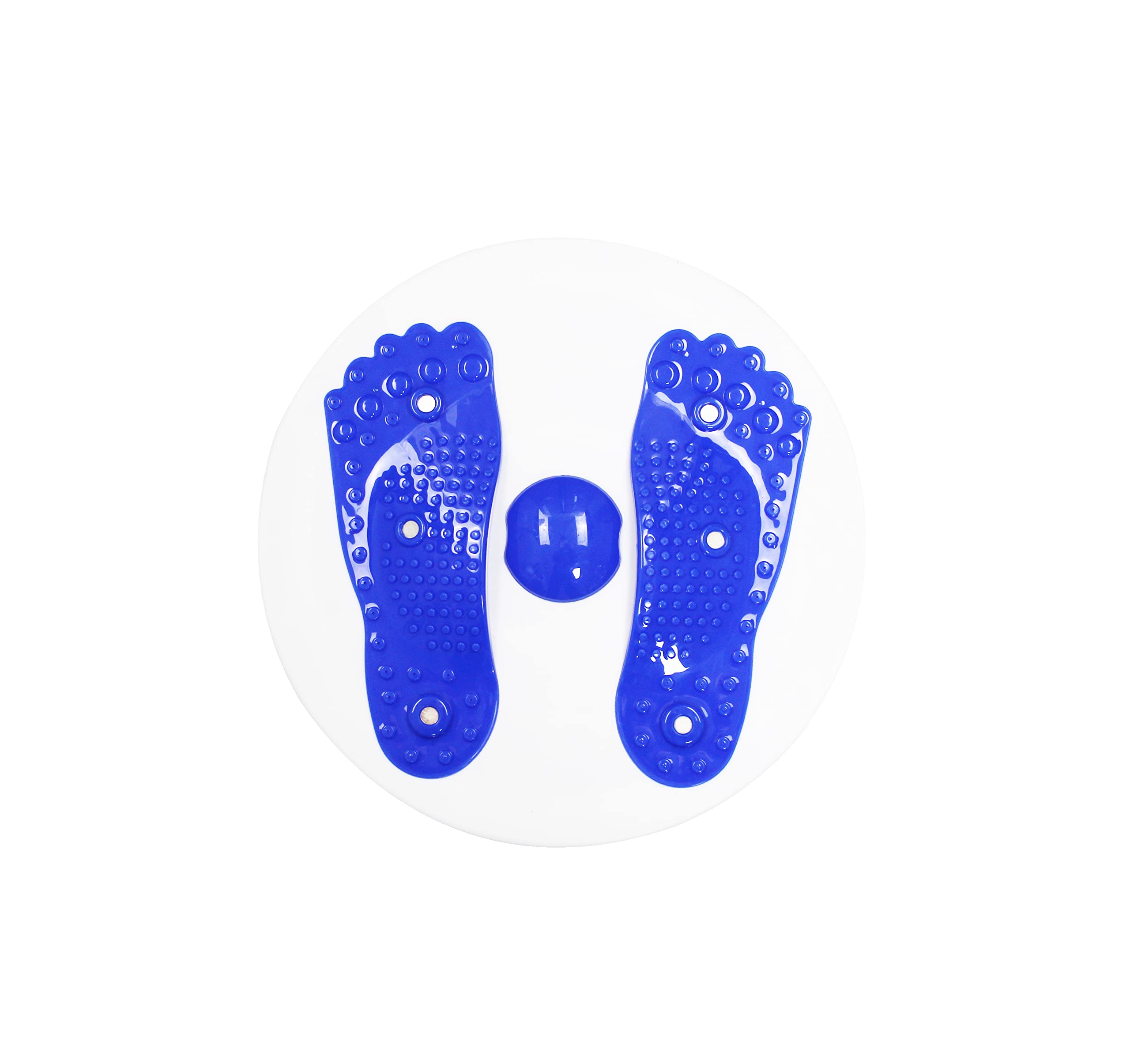 Waist Swivel Plate, Waist Disc Swivel Balance Board for Body Molding, Fitness Training Equipment for Legs and Abdomen (Blue)