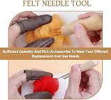 Redamancy 36Pcs Wool Felting Needle Tools Kit 3 Sizes with Wood Handle view 5